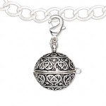 attraction ball in silver