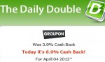Groupon Cash Back