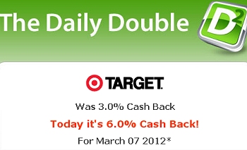 TARGET CASH BACK DOUBLED ONLINE TODAY + FREE $10 GIFT CARD – TODAY ONLY