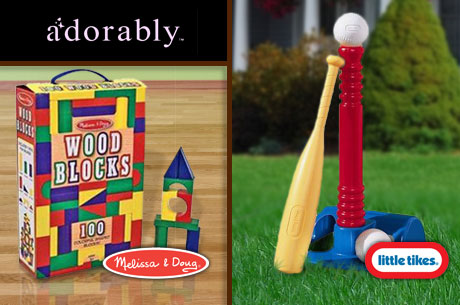 EVERSAVE NATIONAL DEAL: just $10 for MELISSA AND DOUG, LITTLE TIKES T-BALL SET + MORE