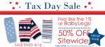 babylegs tax day sale