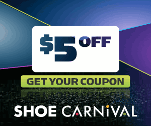 GET $5 OFF AT SHOE CARNIVAL (PRINTABLE COUPON)