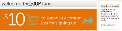 ECOMOM $10 OFF $10 PURCHASE