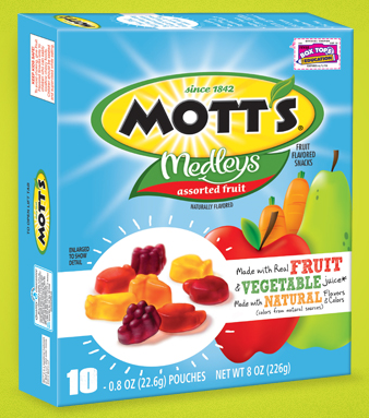 FREE MOTT’S MEDLEYS FRUIT SNACKS! *FIRST 10,000!