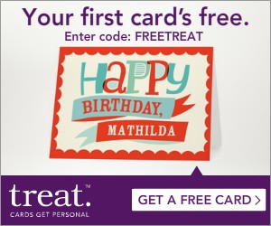 CREATE YOUR FREE TREAT CARD + FREE SHIPPING NOW