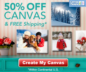 VALENTINES DAY CANVAS PEOPLE SPECIAL – GET 50% OFF + FREE SHIPPING!