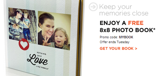 FREE SHUTTERFLY 8X8 PHOTO BOOK – JUST PAY SHIPPING AND HANDLING!