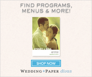 Wedding Paper Divas: Plan your BIG day w/ Programs, Menus + Place Cards