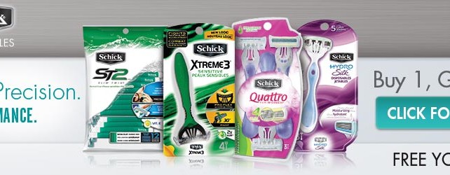 BOGO Schick Disposable Razors From Coupons.com