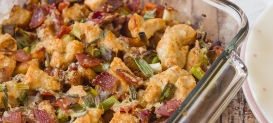 Cooking on a Budget: Loaded Baked Potato Chicken Casserole