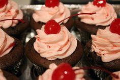 Cooking On A Budget: Cherry Cordial Valentine Cupcakes