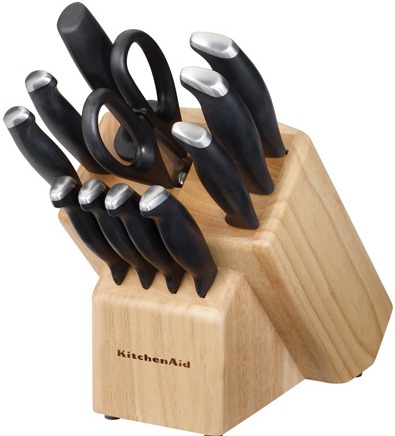 KITCHENAID 12 PC CUTLERY SET + WOOD BLOCK just $35 – TODAY ONLY {REG. $70}