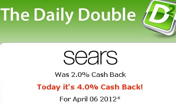 SEARS COUPON CODES + DOUBLE CASH BACK + FREE $10 GIFT CARD – TODAY ONLY