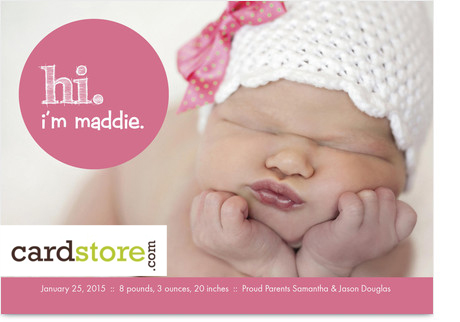 CARDSTORE: BUY 10, GET 10 FREE BIRTH ANNOUNCEMENTS