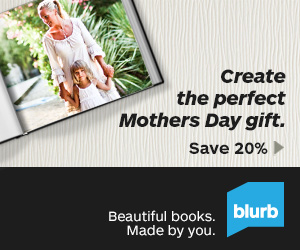 Blurb Mothers Day 20% Off Sale