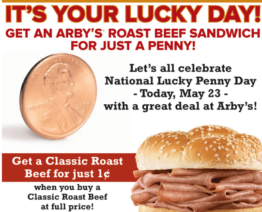 arbys penny