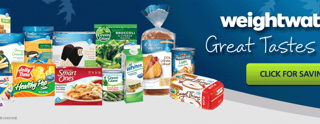 BIG SAVINGS FROM WALMART AND COUPONS.COM ON WEIGHT WATCHERS PRODUCTS