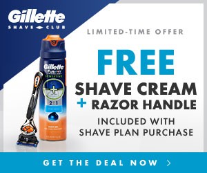 Save Money and Get a Free Gillette Razor With Gillette Shave Club