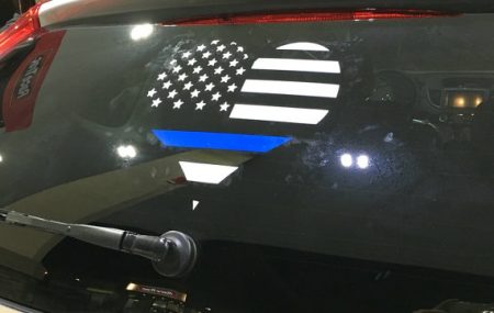 Snag A FREE Blue Lives Matter Inspired Car Decal (You Pay $3 for the S/H)! Blue Lives Matter