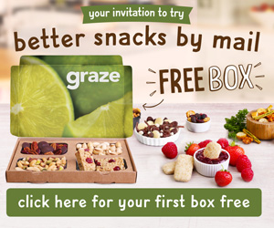 Fancy Yourself a Savvy Freebie Hunter? Don't Miss Your Chance For A FREE Graze Box!! free graze box